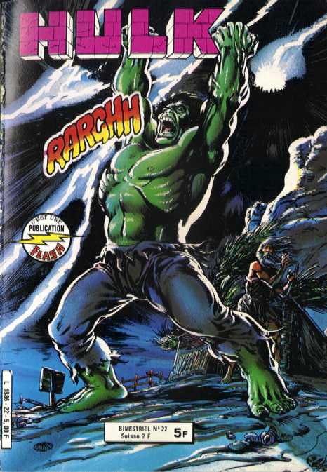 Scan de la Couverture Hulk Publication Flash n 22